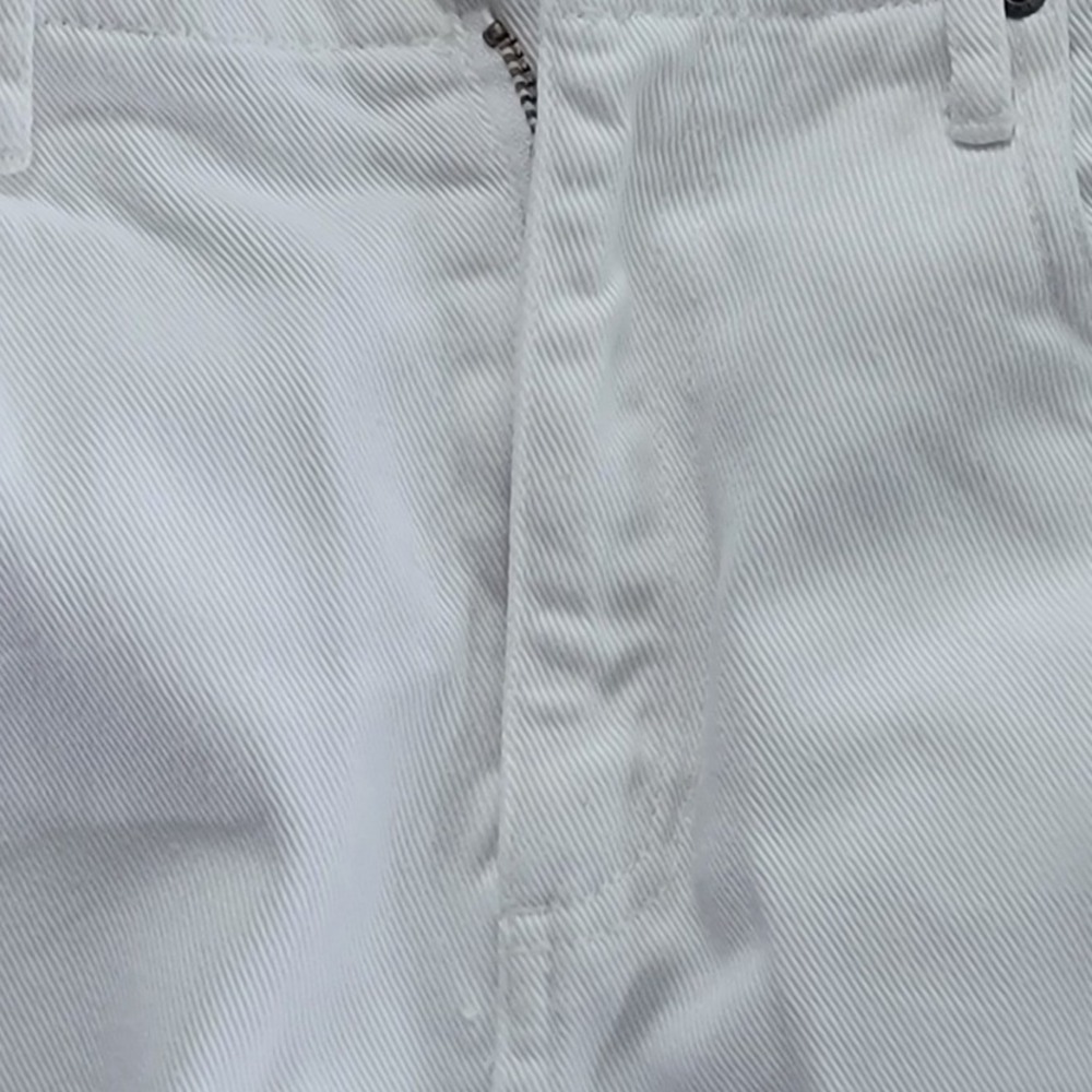 Liz Claiborne Lizwear‎ Vintage White Denim Mini Skirt High Waisted Petite 4 - Picture 5 of 7